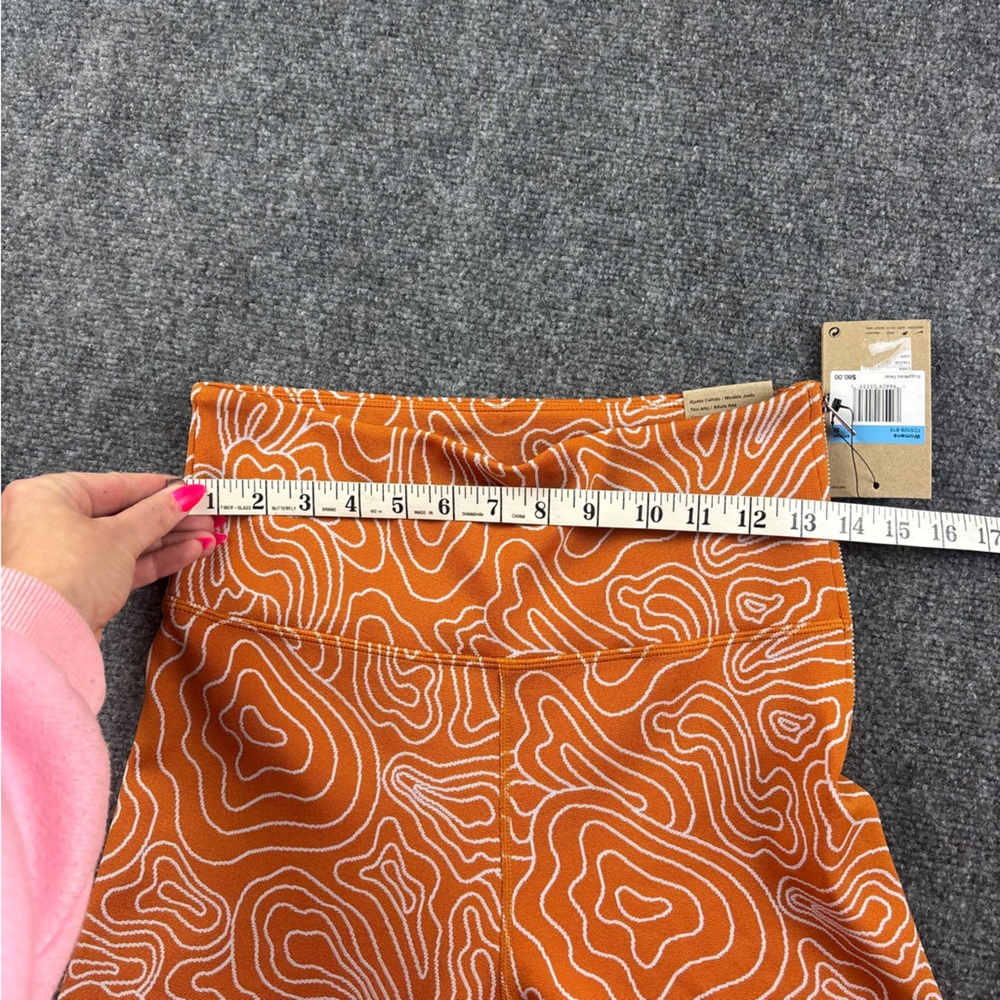 NIKE Women’s Orange Move to Zero *NWT* High Rise Full Length Leggings sz: Medium - Picture 7 of 13